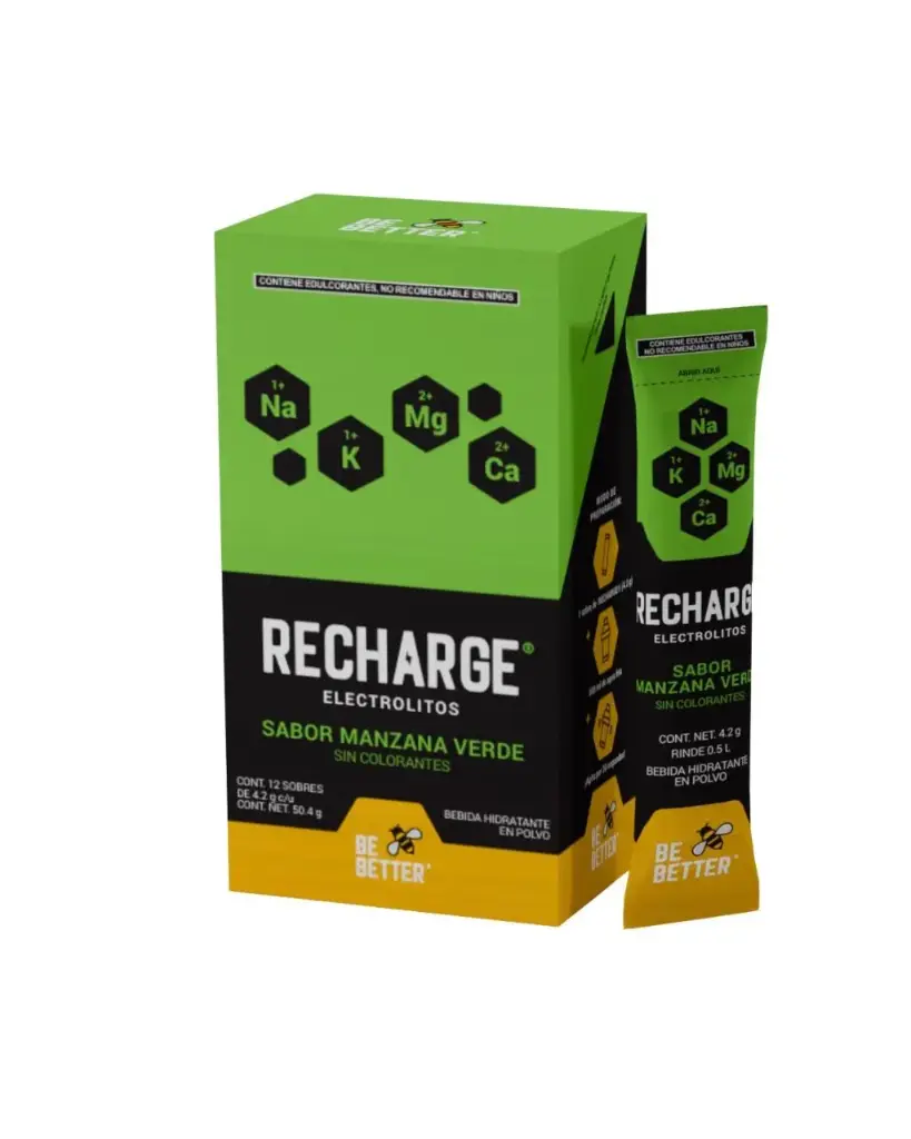 Be Better Recharge Manzana Verde 12 pack